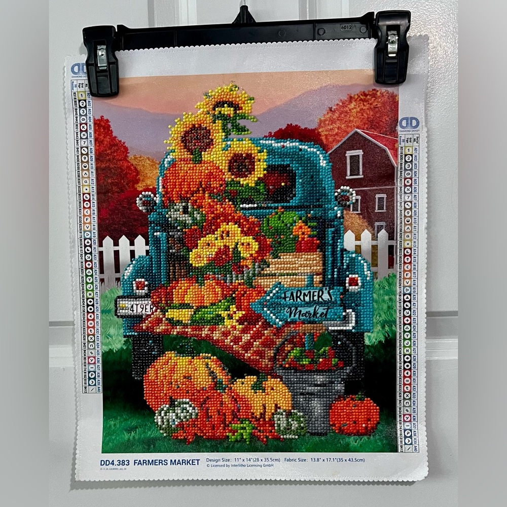 Colorful Diamond Art Painting - “Farmers Market”